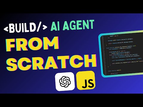 Build AI Agent in JavaScript From Scratch - NO Frameworks