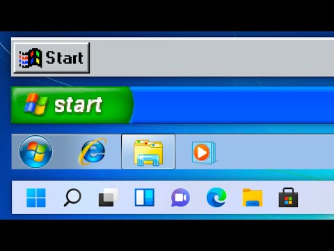 How the Windows Taskbar has changed!