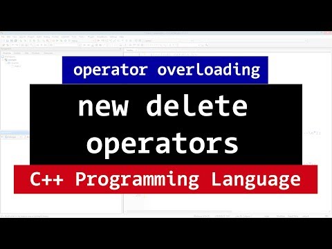 Overloading New and Delete Operators | C++ Programming Video Tutorial
