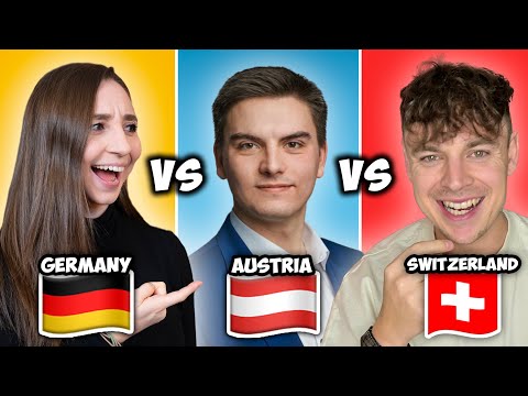 ONE language, FIVE dialects! German vs. Austrian vs. Swiss | Feli from Germany