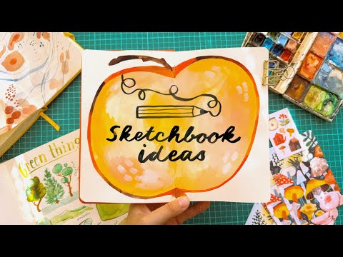 3 Ideas For Your Sketchbook ✸ (when you don't know what to paint)