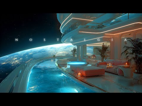 Nostalgia ⧫ Soothing SciFi Spa Soundscape ⧫ Tranquil PoolSide Space Ambient for Deep Rest