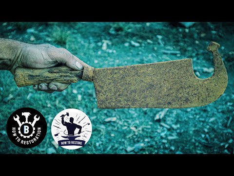 Antique Rusty Cleaver Restoration