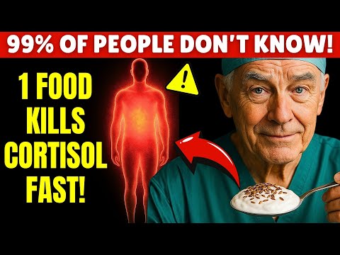 Always Waking Up at 3AM? Eat These 5 Foods to Lower Cortisol FAST After 60 | Senior Health Tips