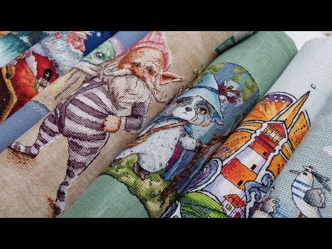 90 готовых работ. Все мои вышитые работы с 2016 года. Вышивка крестиком.