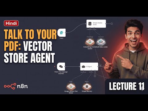 Talk to Your Documents! Build a RAG AI Agent with Vector Stores in n8n | HalChal Tej | Lecture 11
