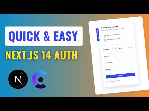 Next.js 14 Authentication Tutorial with Clerk