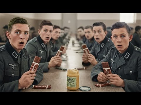 "C'EST ÇA la Nourriture dans les Prisons Américaines ?"Les Soldats Allemands Choqués par le Chocolat