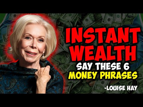 Louise Hay - Say These 6 Money Phrases for 60 Seconds – Unlock Wealth Every Morning!
