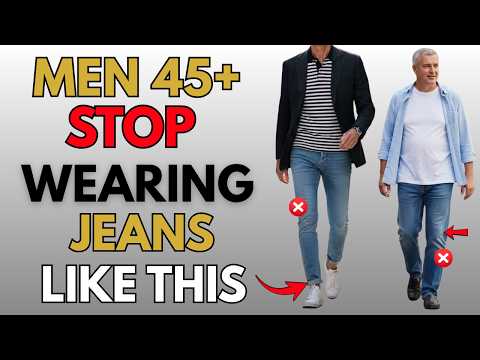 Your jeans are the foundation: 5 small details that age men over 45 (and how to fix them)