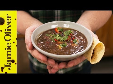 Healthy Black Bean Soup | Jamie Oliver