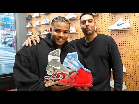 Fanum Goes To Most Expensive Sneaker Shop In NYC..