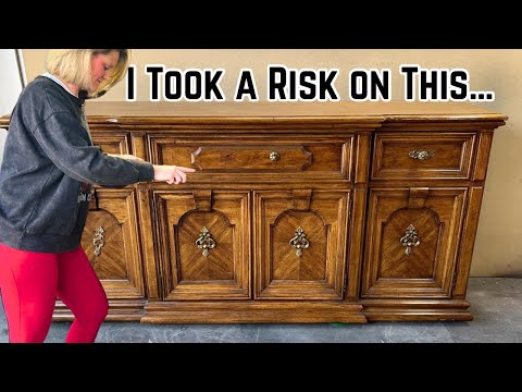 Giving New Life to a Worn-Out Dresser—Full Restoration & Transformation | Epic Furniture Flip Tips