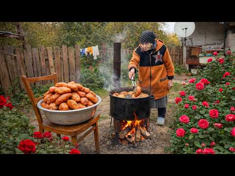 Grandma Rose Making Golden Fried Buns