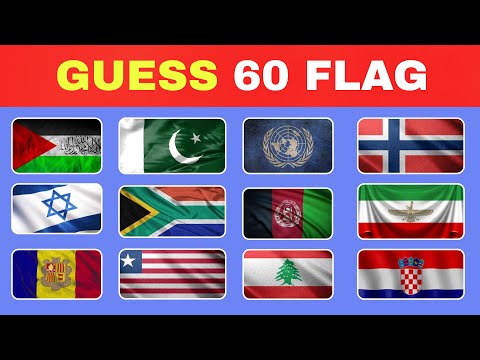 The Flag Quiz 🚩 | 60 Countries Flag Quiz
