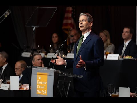 Secretary Scott Bessent Q&A with Larry Kudlow at the Economic Club of New York