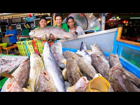 Filipino Food EXTREME SEAFOOD!! 🐟 Unbelievable Cooking Skills in Bacolod, Philippines!