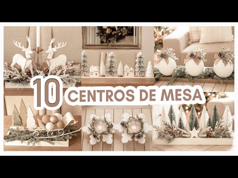 CHRISTMAS🌲10 EASY CENTERPIECES TO DECORATE YOUR HOME + ELEGANT AND ECONOMICAL IDEAS 😮 Christmas.