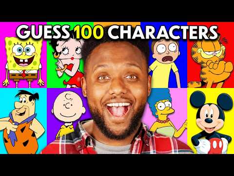 Name The 100 Most Popular Cartoon Characters EVER!