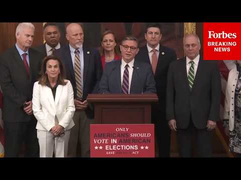 BREAKING NEWS: Speaker Johnson Takes Victory Lap After SAVE America Act Passes The House