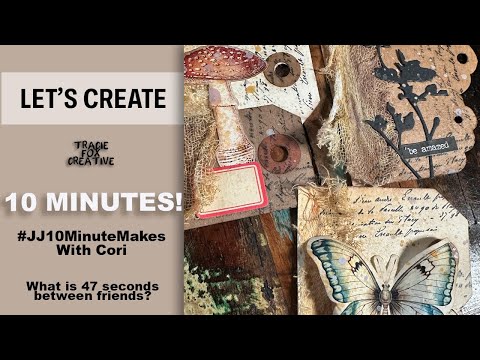 3 Easy Junk Journal Tags in 10 Minutes (Almost!) | #JJ10MinuteMakes with Cori
