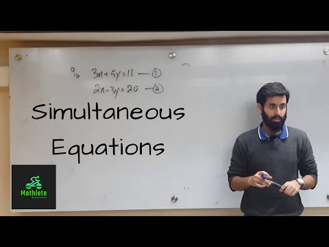 Simultaneous Equations - O level and IGCSE