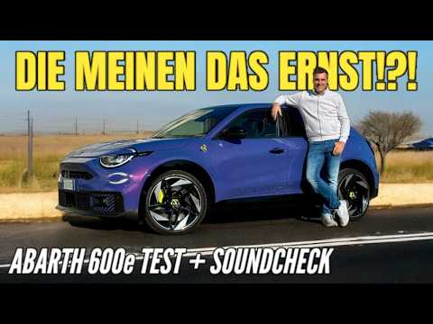 ABARTH 600e: Test in everyday life | SOUND | Charging | Range | Price | SCORPIONISSIMA | 2025