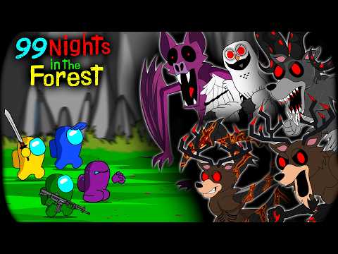 Among Us VS 99 Night in the Forest Monster COLLECTION || ANIMATION