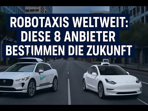 Robotaxis weltweit: Diese 8 Anbieter bestimmen die Zukunft