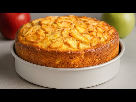 Weniger Teig, Mehr Äpfel! Omas geheimer cremiger Apfelkuchen in 15 Minuten!