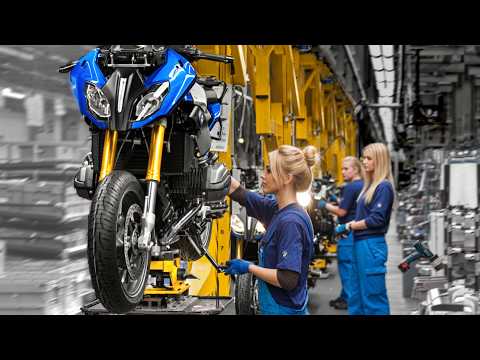 Tour of Secret BMW Factory in Berlin – Building S1000RR motorbike - Assembly line & Manufacturing