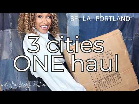 FINAL THRIFT HAUL OF 2025 | SAN FRANCISCO, LOS ANGELES & PORTLAND + CHICAGO EVENTS