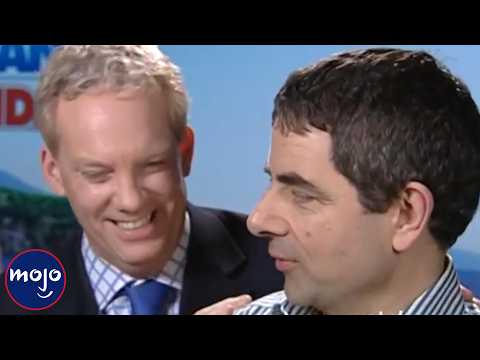 Top 10 Times Rowan Atkinson Broke the Cast
