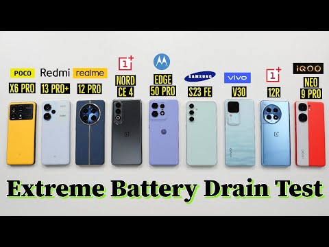 Moto Edge 50 Pro / Realme 12 Pro / OnePlus 12R / Nord CE 4 / iQOO Neo 9 Pro  - Battery Drain Test 🔥