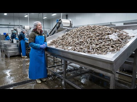 Inside the Largest Shrimp Processing Facility – 80,000 Pounds of Fresh Shrimp