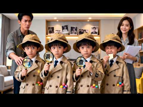 「爹地，你還不記得我們嗎？」天才四萌寶黑進首富公司，組團上門討債！總裁當場驚呆，連忙掏出億萬家產開始追妻！#短劇 #drama #情感  #萌宝 #福宝