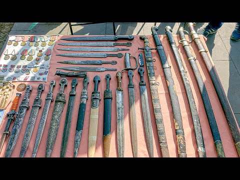 Flea Market in Tbilisi - New Daggers and Unexpected Luck!