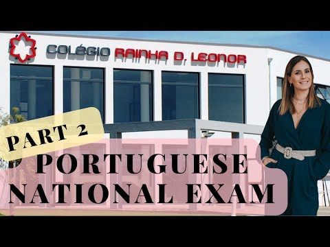Portuguese National Exam Explained Part 2// Colegio Rainha d Leonor// Silver Coast Portugal