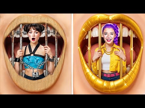 Riche vs Pauvre en Prison ! Sauvetage de Rumi, Zoey et Mira – KPop Demon Hunters