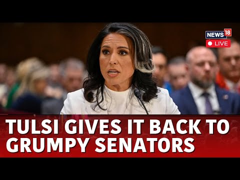 LIVE: Tulsi Gabbard Faces Tense Senate Hearing, Grilled On Snowden, Assad And Putin | N18G