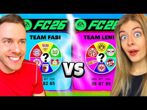 FC Fabiano vs FC Leni - aber das BUNDESLIGA GLÜCKSRAD bestimmt unsere Teams! 🔥⚽️