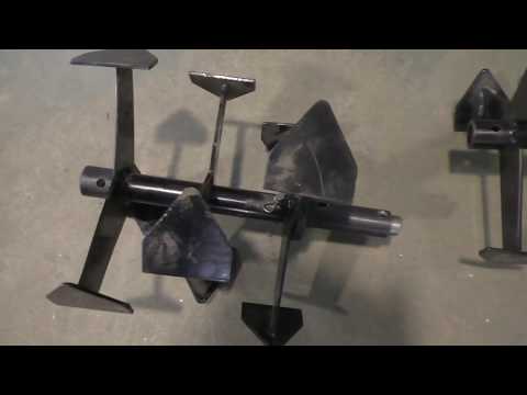 Фрезерование земли гусиными лапками