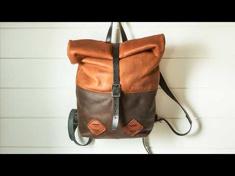 Making my First Leather Bag | Pattern by @ClaridgeLeather