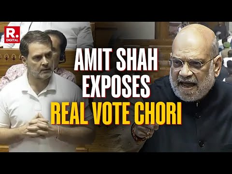 Amit Shah Exposes Real Vote Chori By Bringing In Nehru & Indira's Election As India's PM