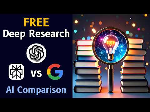 Deep Research AI Tool Comparison 🔍 ChatGPT vs Gemini, Perplexity &amp; NotebookLM 📚 Free