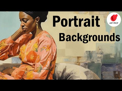 Create Awesome Backgrounds in Portrait Paintings: Composition Ideas