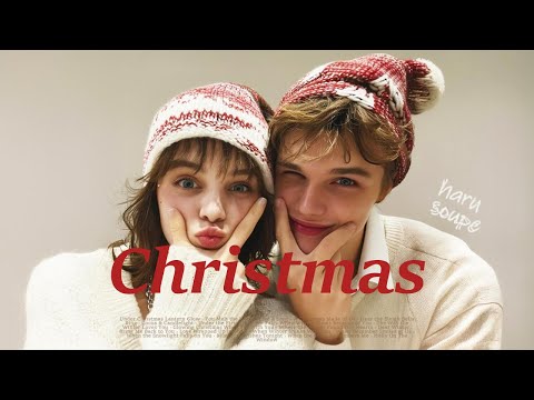 𝗽𝗹𝗮𝘆𝗹𝗶𝘀𝘁 Us in Santa hats, let's capture this moment 📸🎄 | Cozy Carol Jazz | harusoupe 🤎