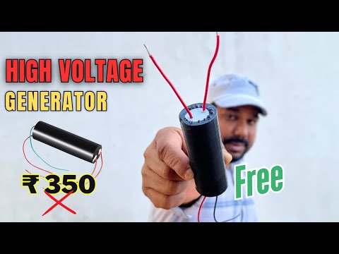 High Voltage Generator | High Voltage Generator made from old Mosquito Racket | Stun Gun