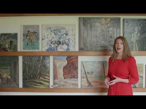 Tour of Winston Churchill's restored painting cottage at Chartwell