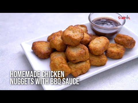 Homemade Chicken Nuggets with BBQ Sauce, SIMPOL!